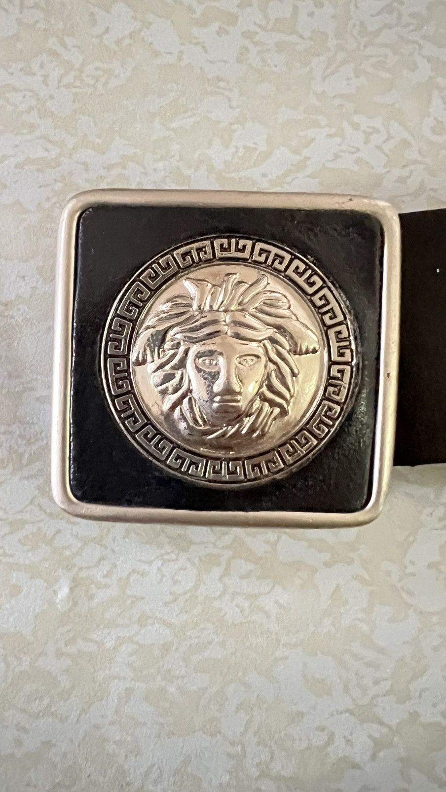 Versace Vintage Versace Medusa Belt Size 36 - 2 Thumbnail