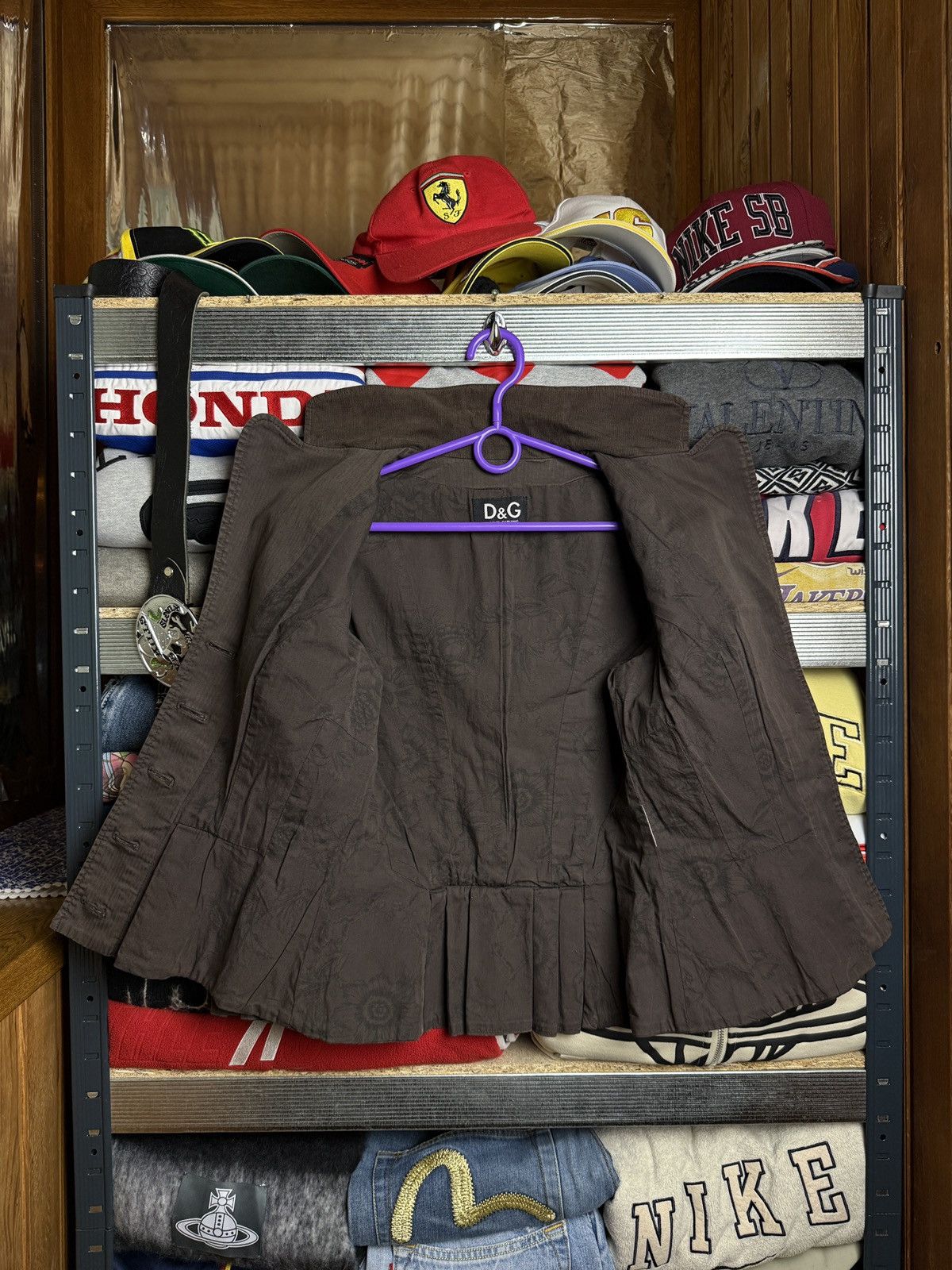 Dolce & Gabbana Crazy Hype Dolce & Gabbana Ruffle Sleeve Y2K Jacket Size S / US 4 / IT 40 - 9 Thumbnail