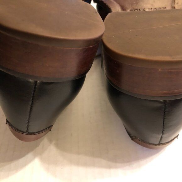 Cole Haan COLE HAAN MEN'S BLACK LEATHER DRESS SHOES SIZE: 11M Size US 11 / EU 44 - 7 Thumbnail
