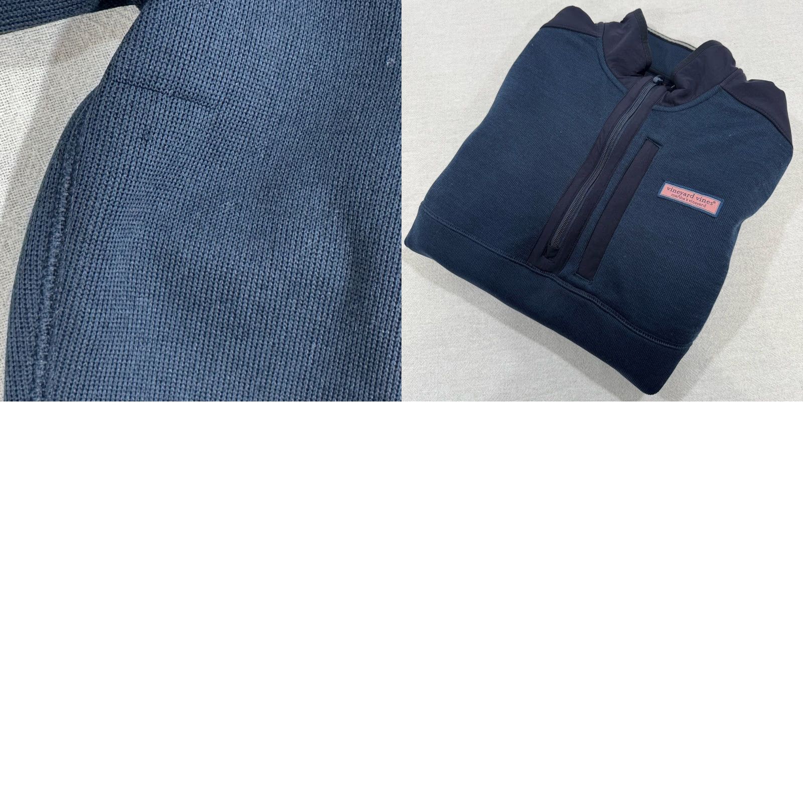 Vineyard Vines Vineyard Vines Sweater 1/4 Zip Mountain Fleece Men’s M Navy Blue Pullover Size US M / EU 48-50 / 2 - 9 Thumbnail