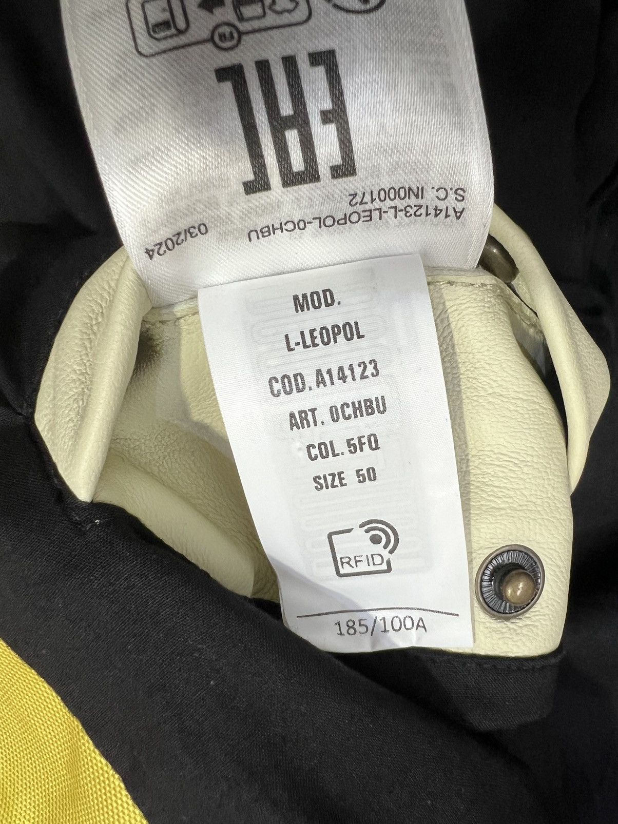 Diesel Diesel L-LEOPOL leather combination jacket Size US L / EU 52-54 / 3 - 8 Thumbnail