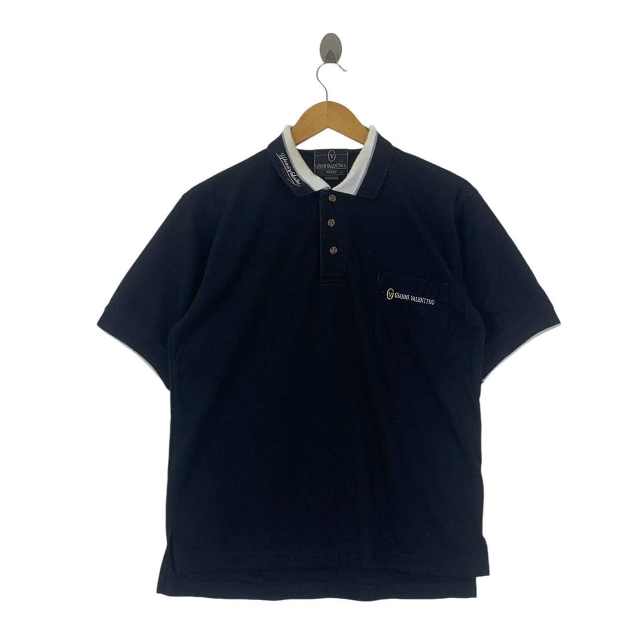 Vintage Vintage GIANNI VALENTINO ITALY Pocket Polo Tee Shirt Top Size M / US 6-8 / IT 42-44 - 1 Thumbnail