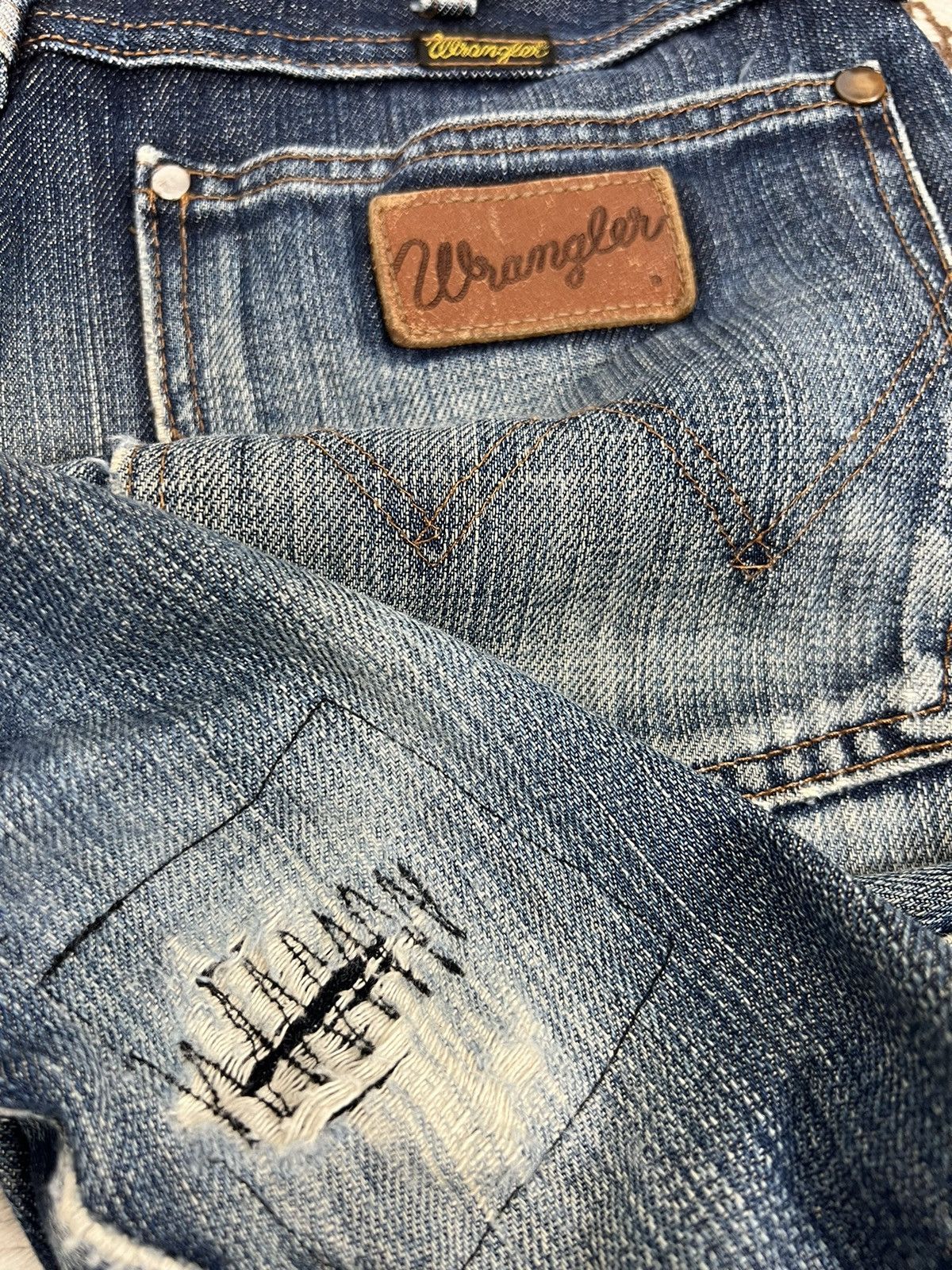 Vintage Vintage Distressed Wrangler Jeans Size US 28 / EU 44 - 5 Thumbnail