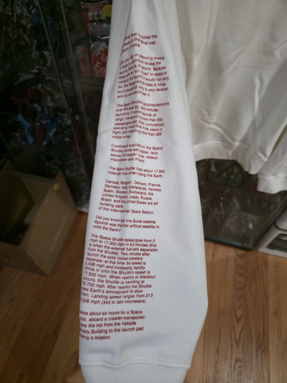 Heron Preston Heron Preston White Facts T-Shirt Size US M / EU 48-50 / 2 - 5 Thumbnail