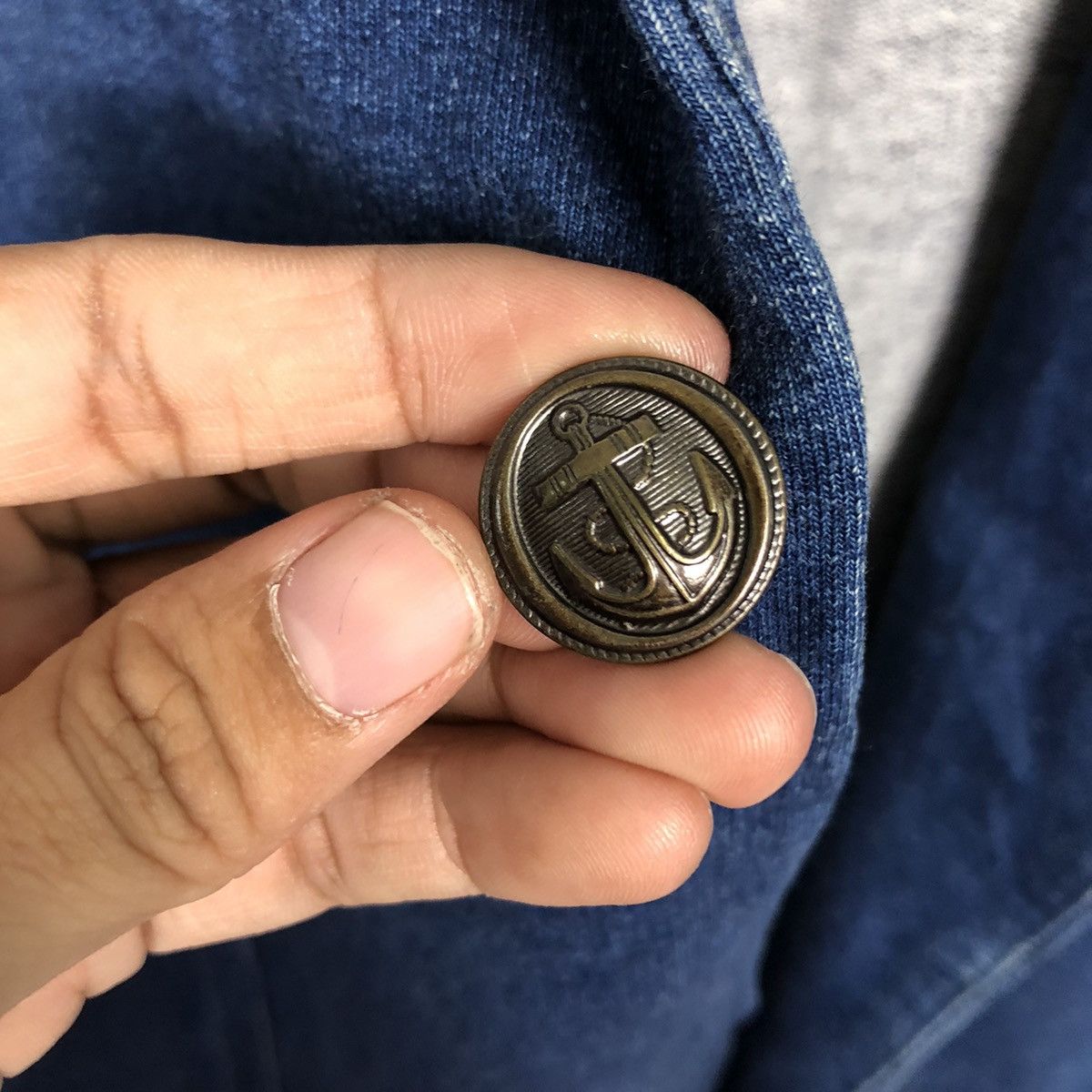 Indigo 📌Vintage Indigo Denim Jacket Worker Westwood 45RPM Size US M / EU 48-50 / 2 - 17 Thumbnail