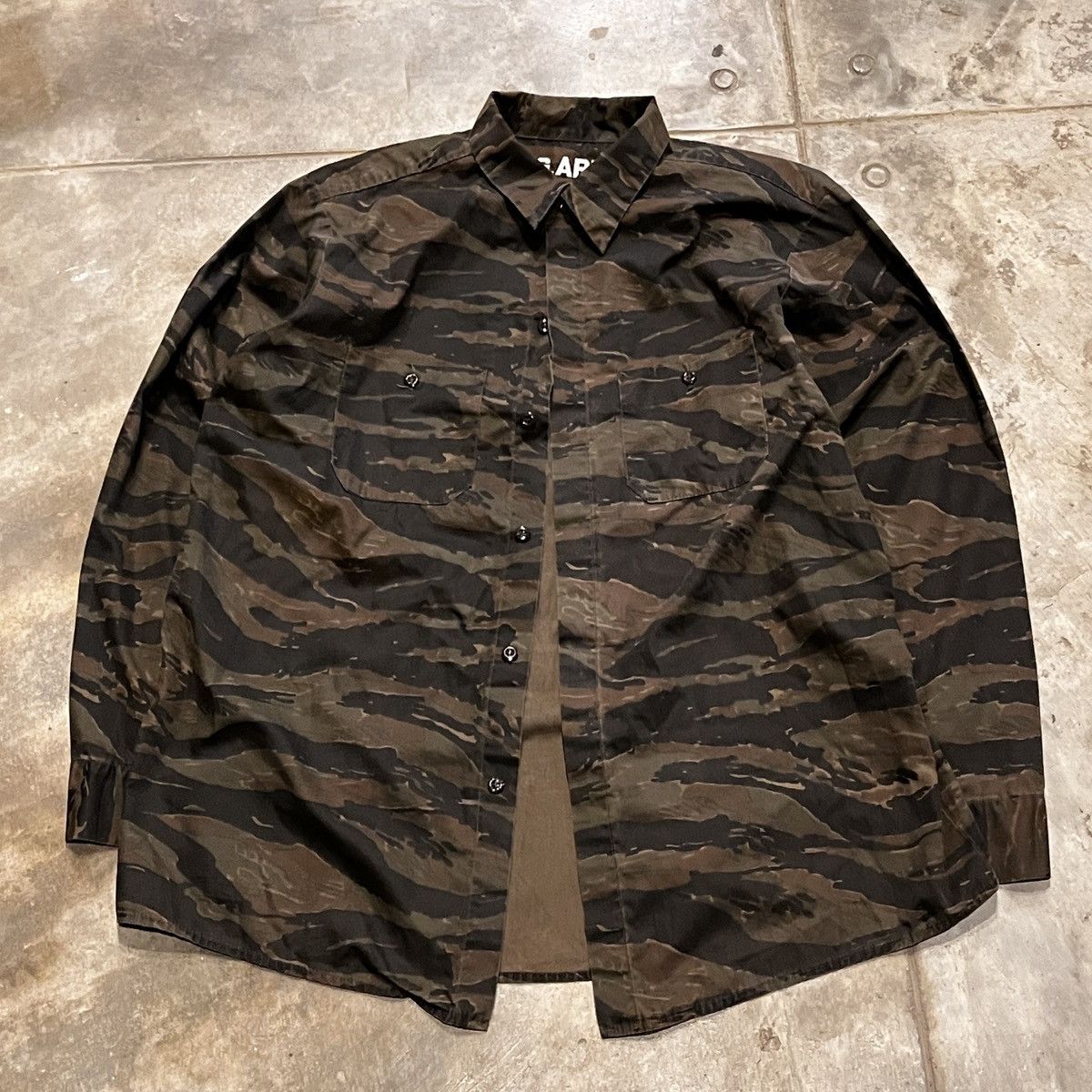 image of Hysteric Glamour Camo Army Shirts, Men's (Size XL)