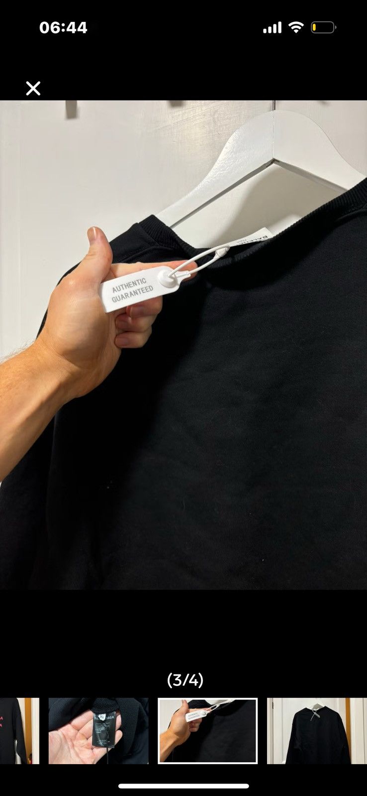 Balenciaga Balenciaga cites crewneck( Size US M / EU 48-50 / 2 - 3 Thumbnail