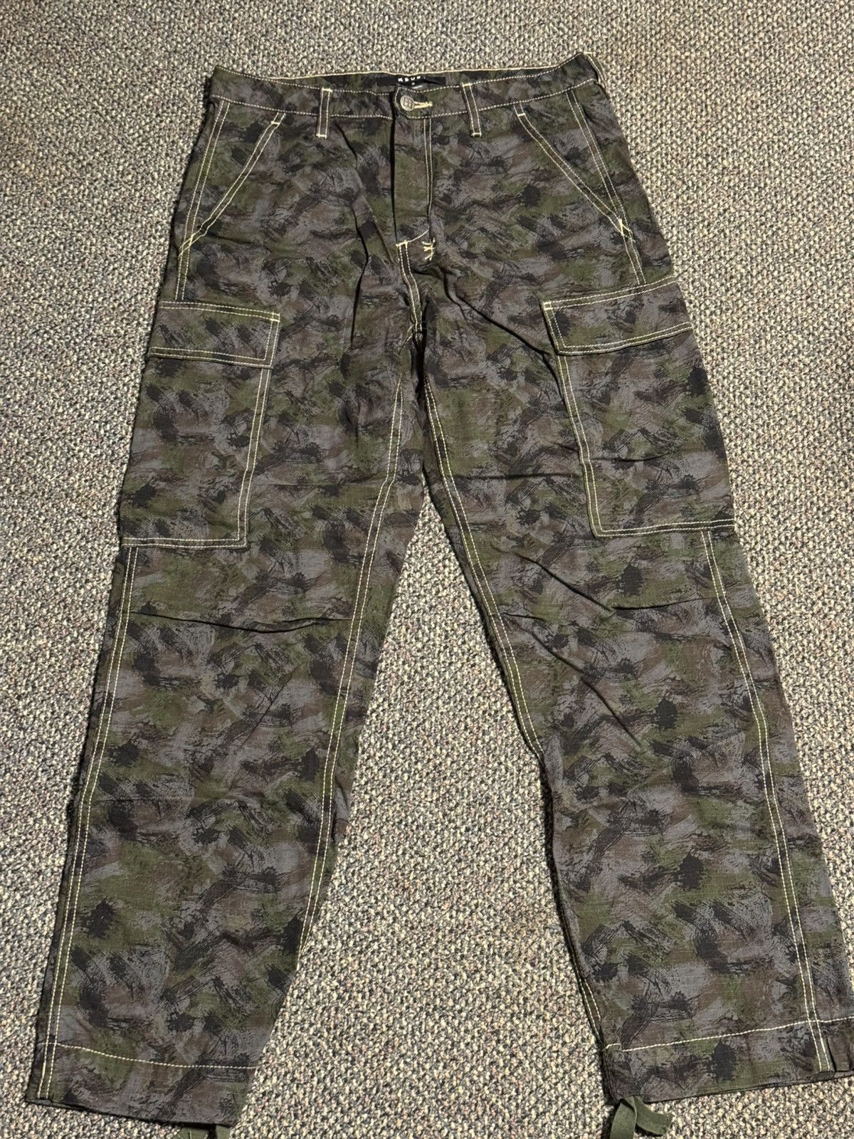 パンツ cargo pants mnml guapi ksubi y2k archive Mens Y2K Multi-Pocket Cargo Pants for Streetwear and Hip-Hop