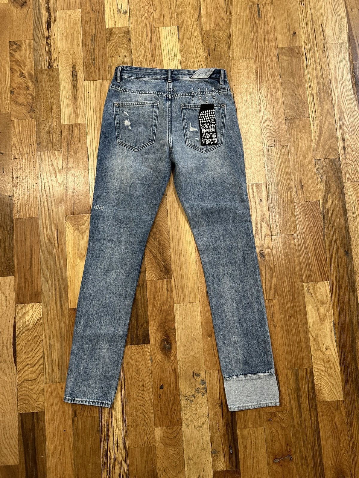 Ksubi Ksubi Knee Patch Blue Denim Jeans Size 30 Size US 30 / EU 46 - 2 Thumbnail