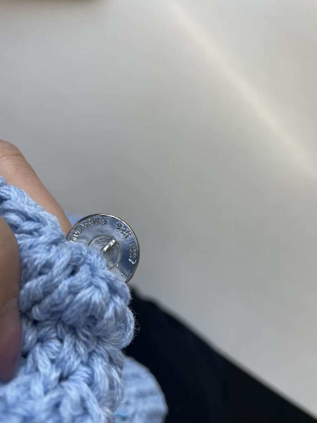 Chrome Hearts Chrome Hearts Baby Blue Cashmere Star Patch Beanie Size ONE SIZE - 4 Thumbnail