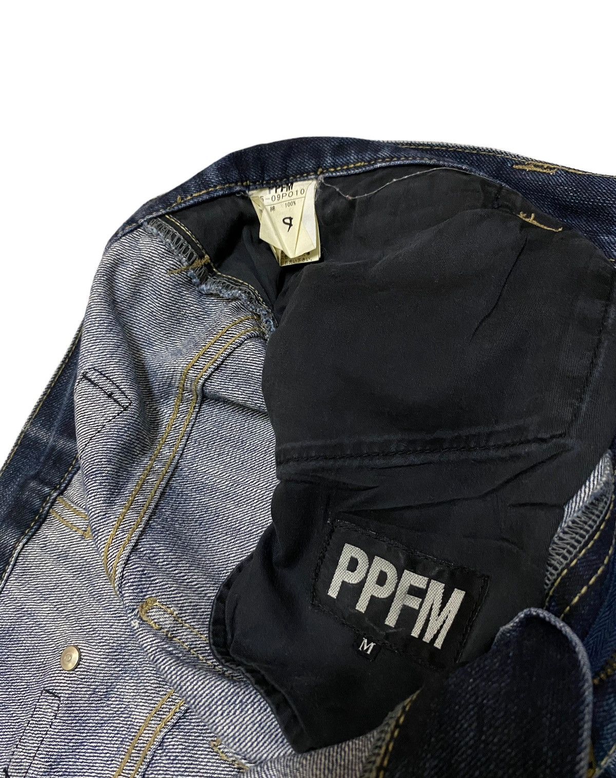 If Six Was Nine × PPFM Very Rare Design Vintage Brand PPFM Tactical Jeans 1990s Size US 34 / EU 50 - 7 Thumbnail