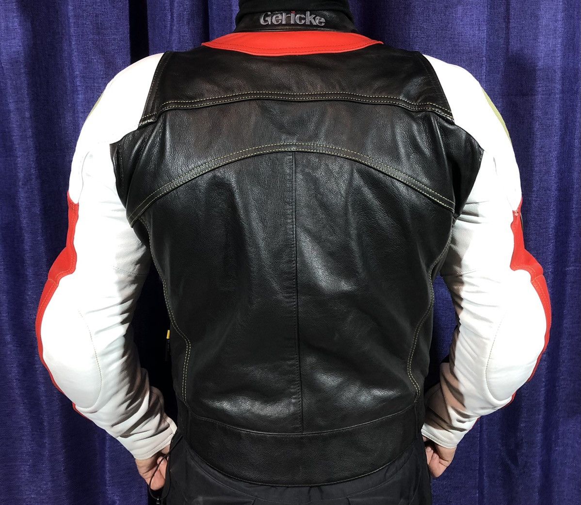 Dainese × Honda × Yamaha Hein Gericke Motorcycle Moto Leather Jacket Racing Size US XS / EU 42 / 0 - 4 Thumbnail