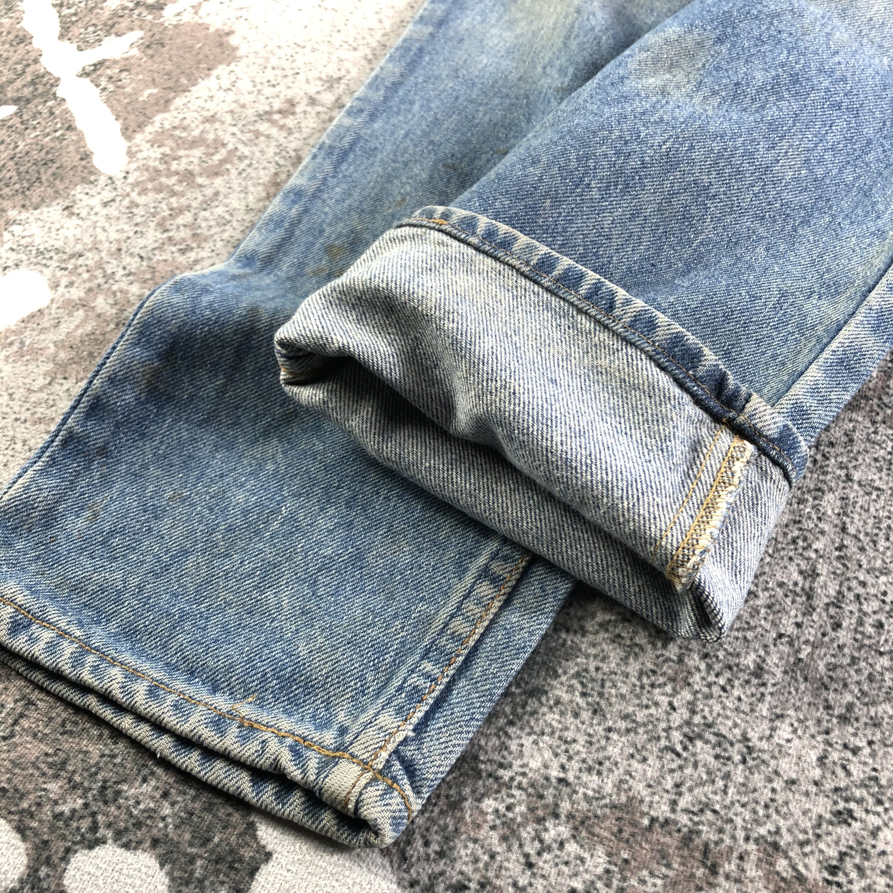 Levi's Vintage 90s Levis Jeans 606 Dirty Wash Denim KJ2481 Size US 28 / EU 44 - 5 Thumbnail