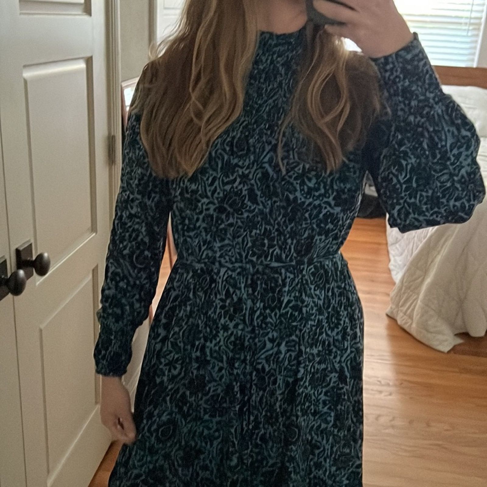 Boden Boden Floral Midi Dress Size L / US 10 / IT 46 - 6 Thumbnail