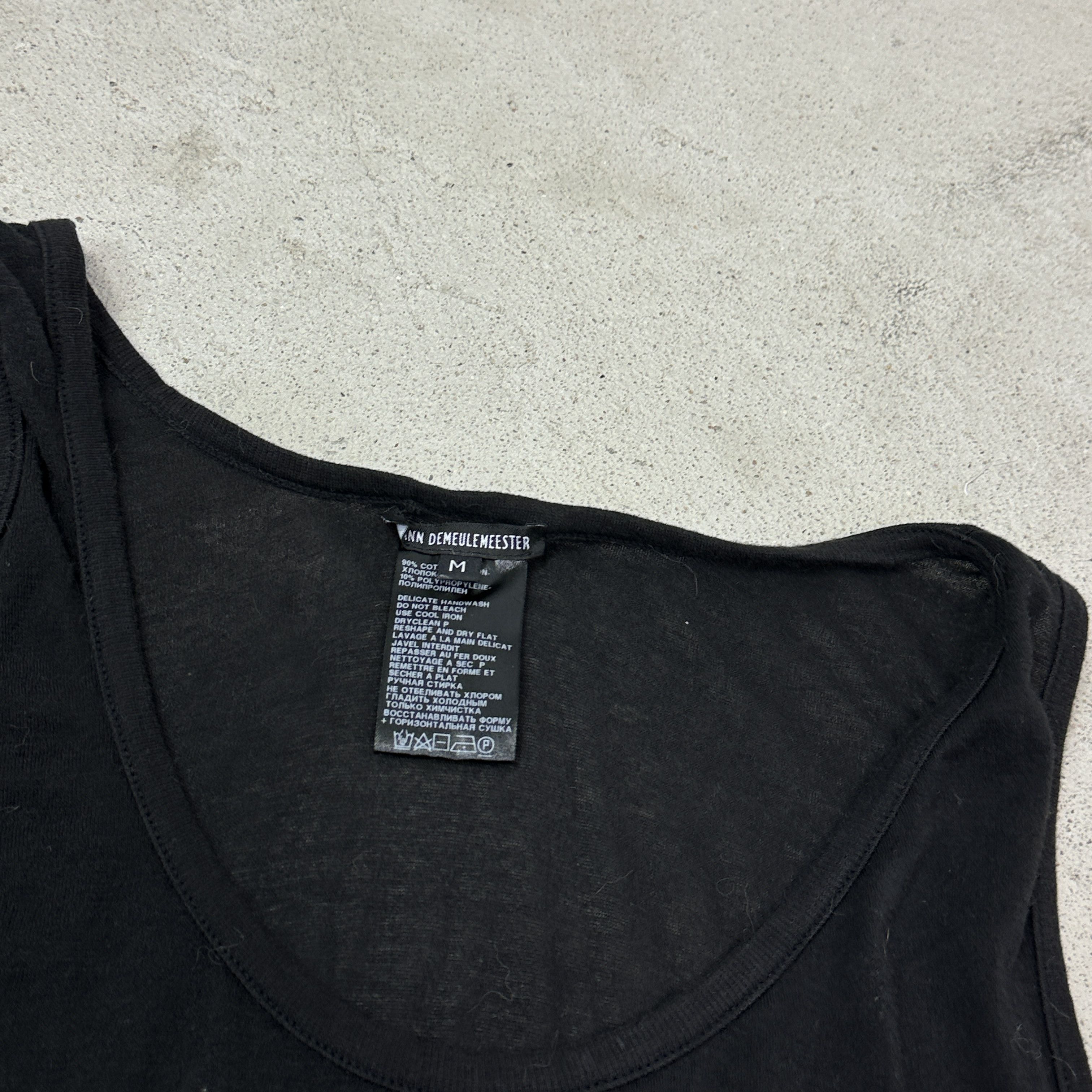 Vintage Vintage Ann Demeulemeester Embroidered Birds 2010s Top Y2K Size M / US 6-8 / IT 42-44 - 5 Thumbnail