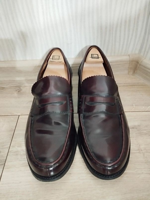 Barker Barker Caruso Burgundy Loafer mocasin size 10F Size US 11 / EU 44 - 4 Thumbnail