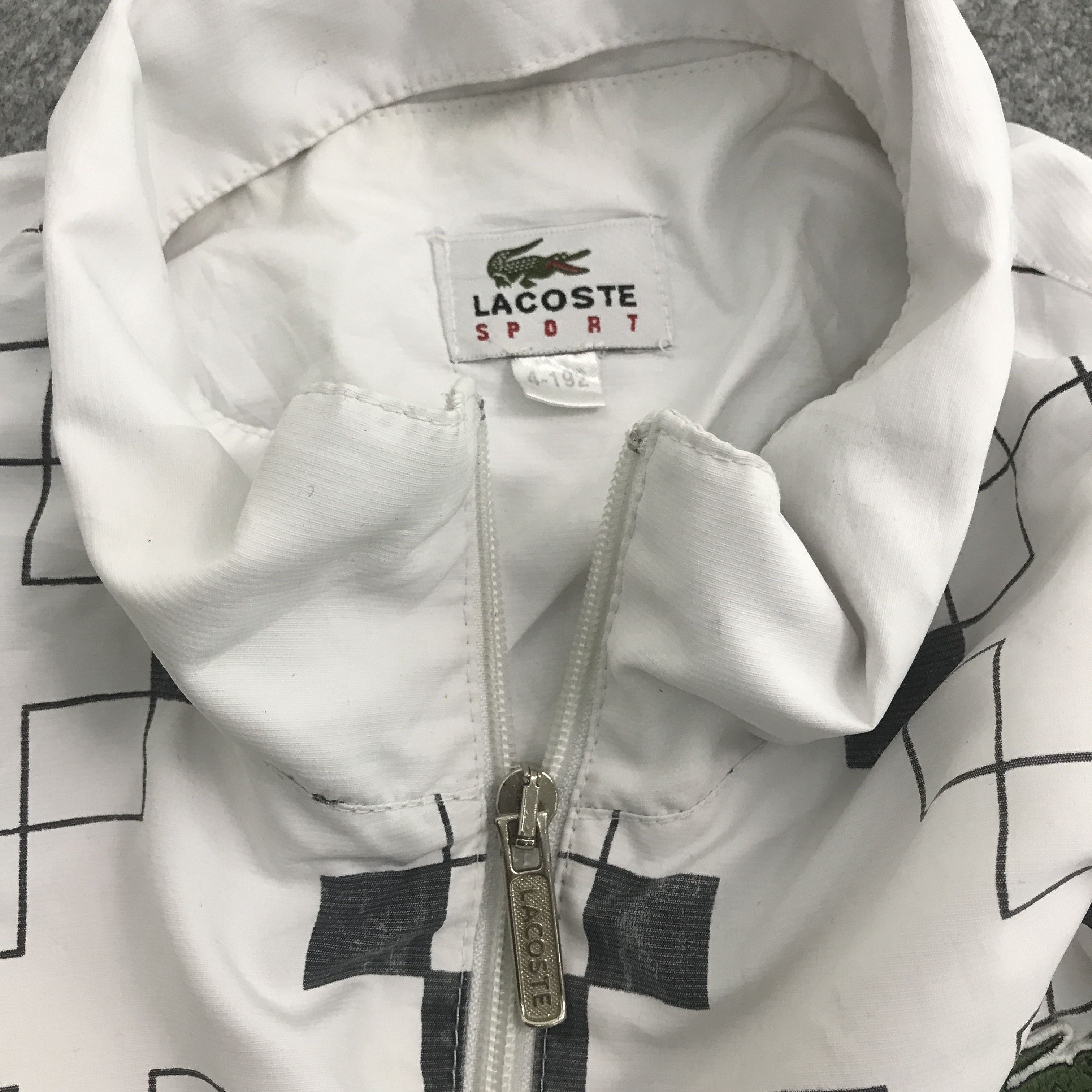 Lacoste Rare Lacoste Windbreaker Jacket Size US L / EU 52-54 / 3 - 7 Thumbnail