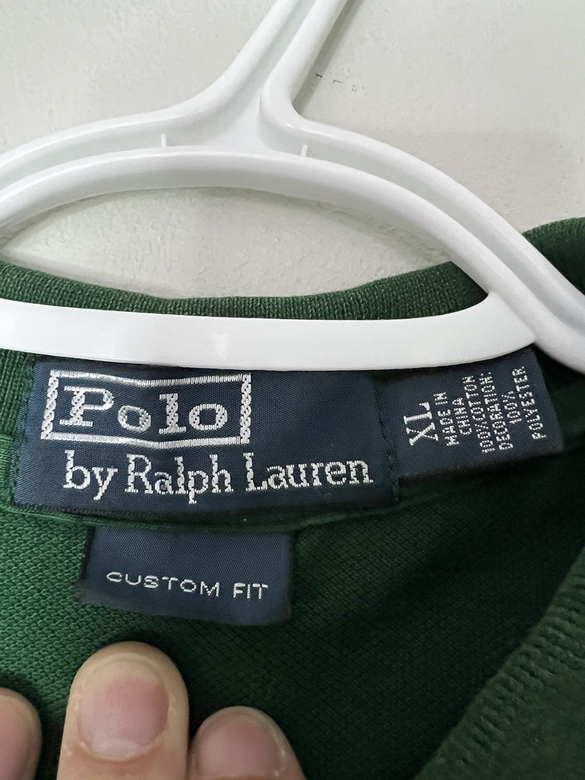 Polo Ralph Lauren Vintage Polo Ralph Lauren Canada #3 Polo Shirt Big Pony Logo Size US XL / EU 56 / 4 - 4 Thumbnail