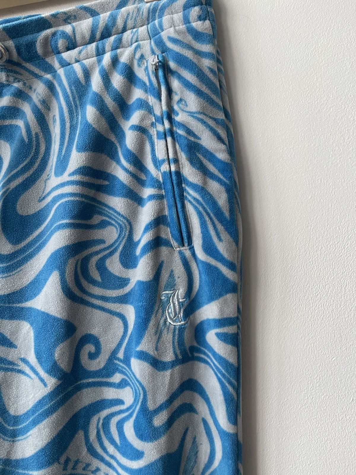 Juicy Couture Juicy Couture Blue Joggers Size M With Sparkly Logo Size 32" / US 10 / IT 46 - 5 Thumbnail