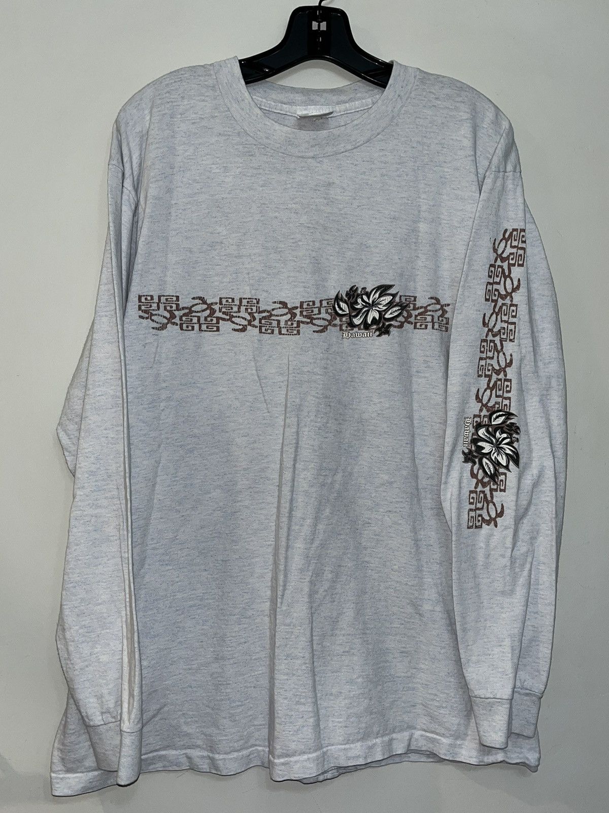 Vintage Crazy Vintage Y2K Baggy Skater Cyber Tribal Hawaii Surf Tee Size US XXL / EU 58 / 5 - 1 Thumbnail