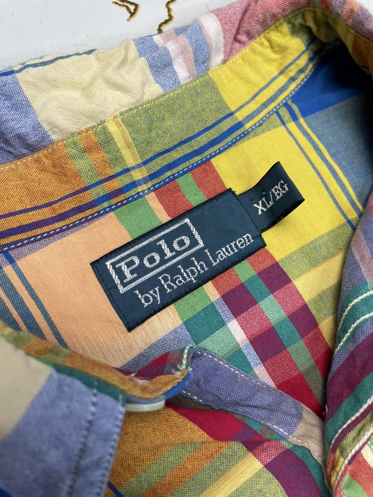 Polo Ralph Lauren × Ralph Lauren Vintage Polo Ralph Lauren Men Plaid Button Up Shirt Size XL Size US XL / EU 56 / 4 - 3 Thumbnail