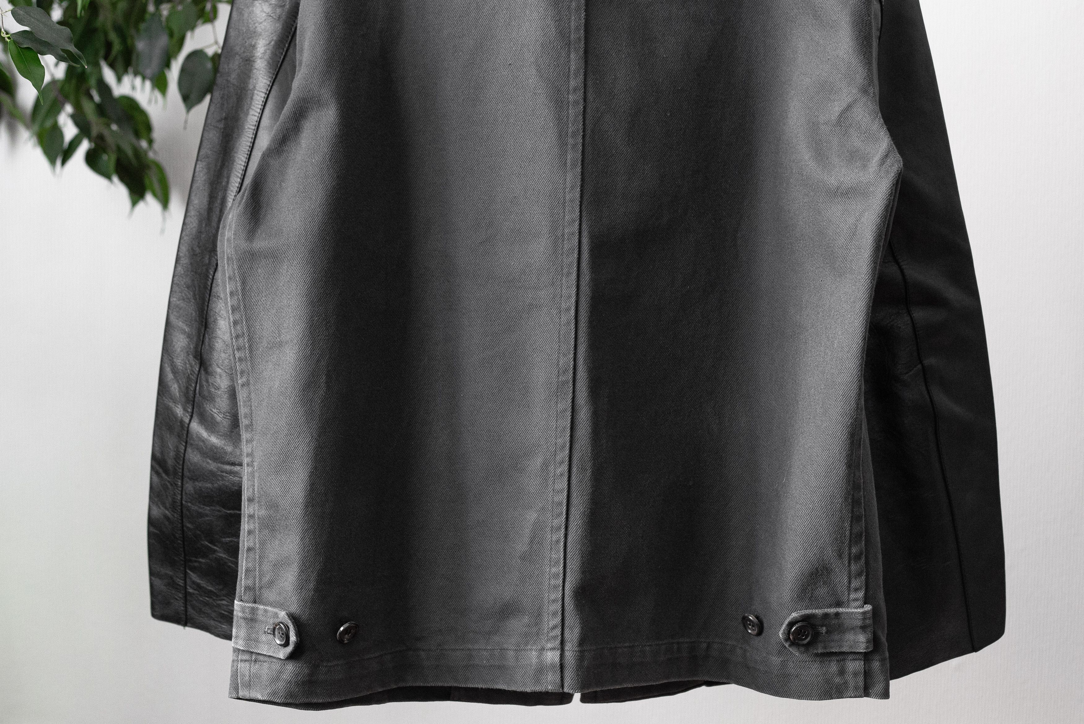Comme des Garcons Homme leather sleeves jacket Size US M / EU 48-50 / 2 - 5 Thumbnail