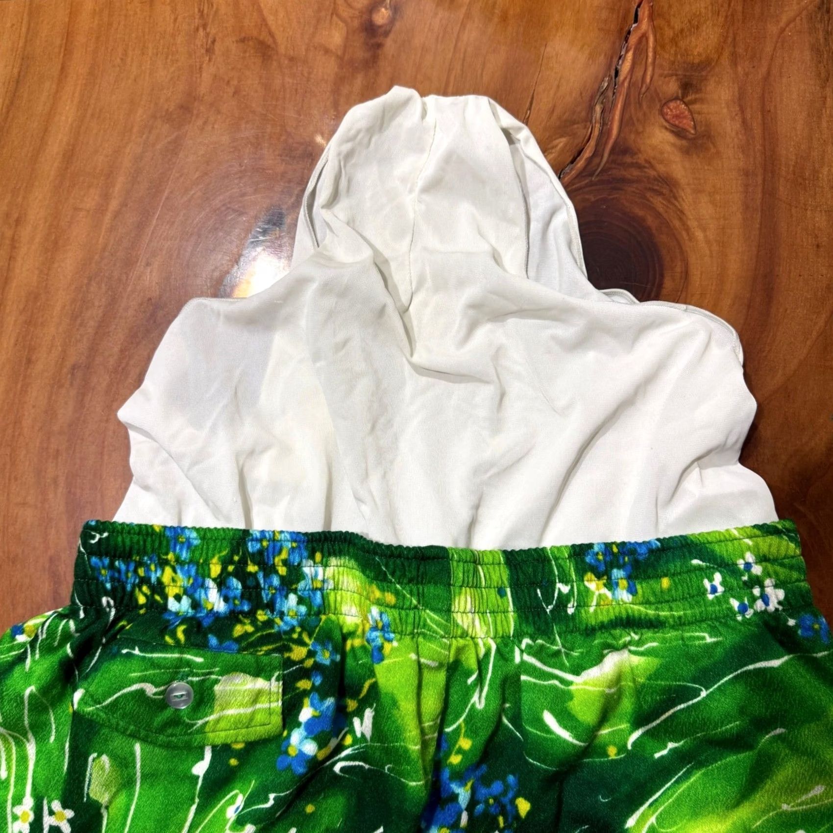 Vintage VINTAGE Pomare Barkcloth Hawaiian Shorts Mens Large Medium 60s 70s A3-13 Size US 33 - 4 Thumbnail