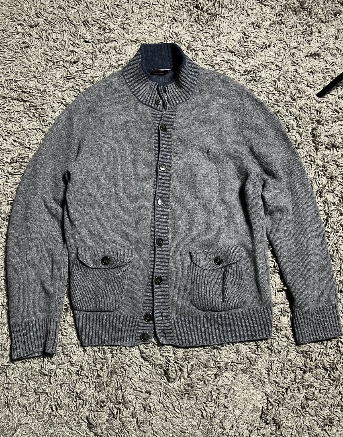 Brooksfield BROOKSFIELD WOOL CARDIGAN KNITTED SOLID COLOR RRP 395$ Size US M / EU 48-50 / 2 - 1 Thumbnail