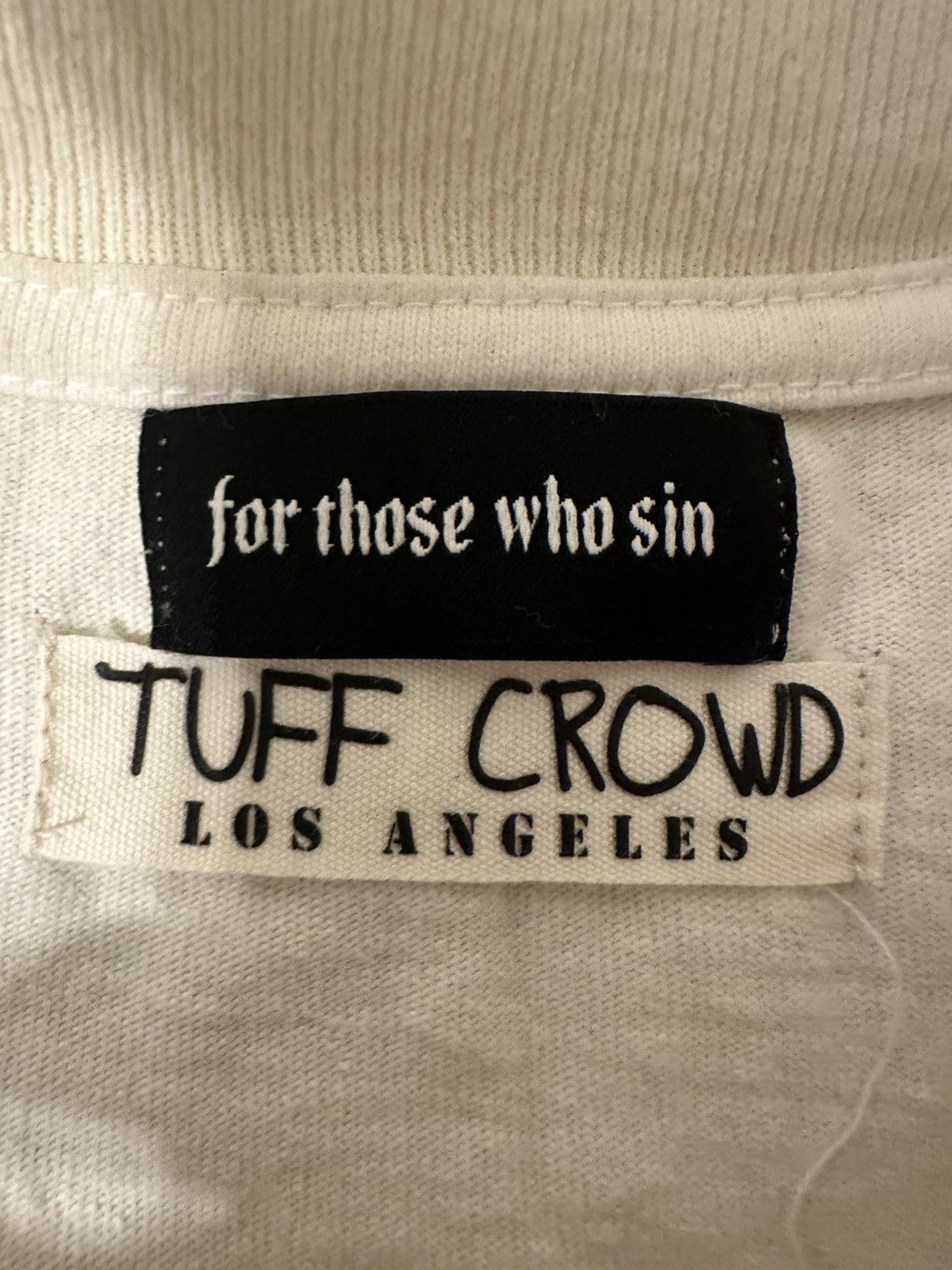 For Those Who Sin For Those Who Sin x Tuff Crowd Tee - XL Size US XL / EU 56 / 4 - 4 Thumbnail