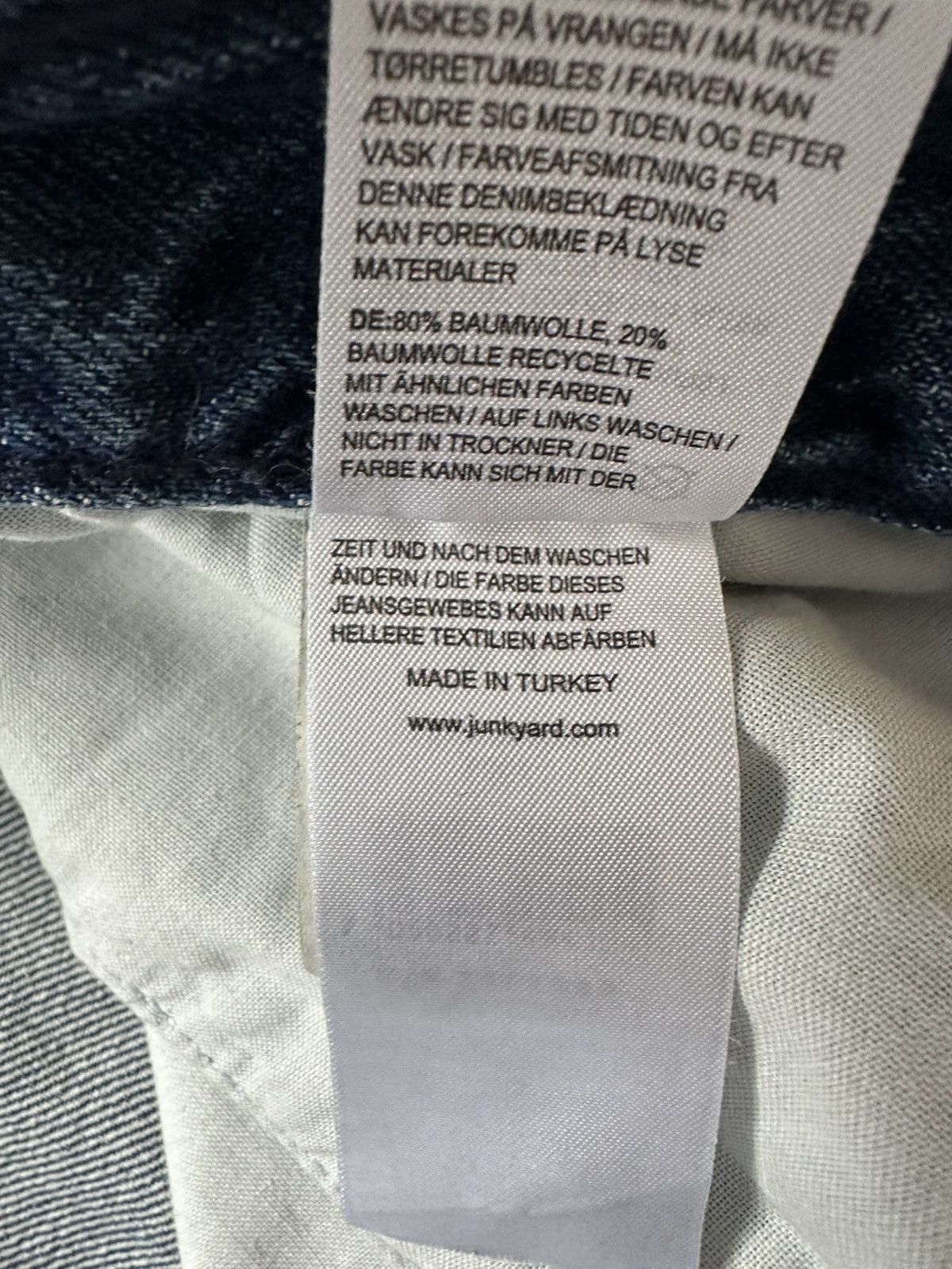 Designer × If Six Was Nine Junkyard Smile Baggy Jeans If Six Was Nine Size US 31 - 12 Thumbnail