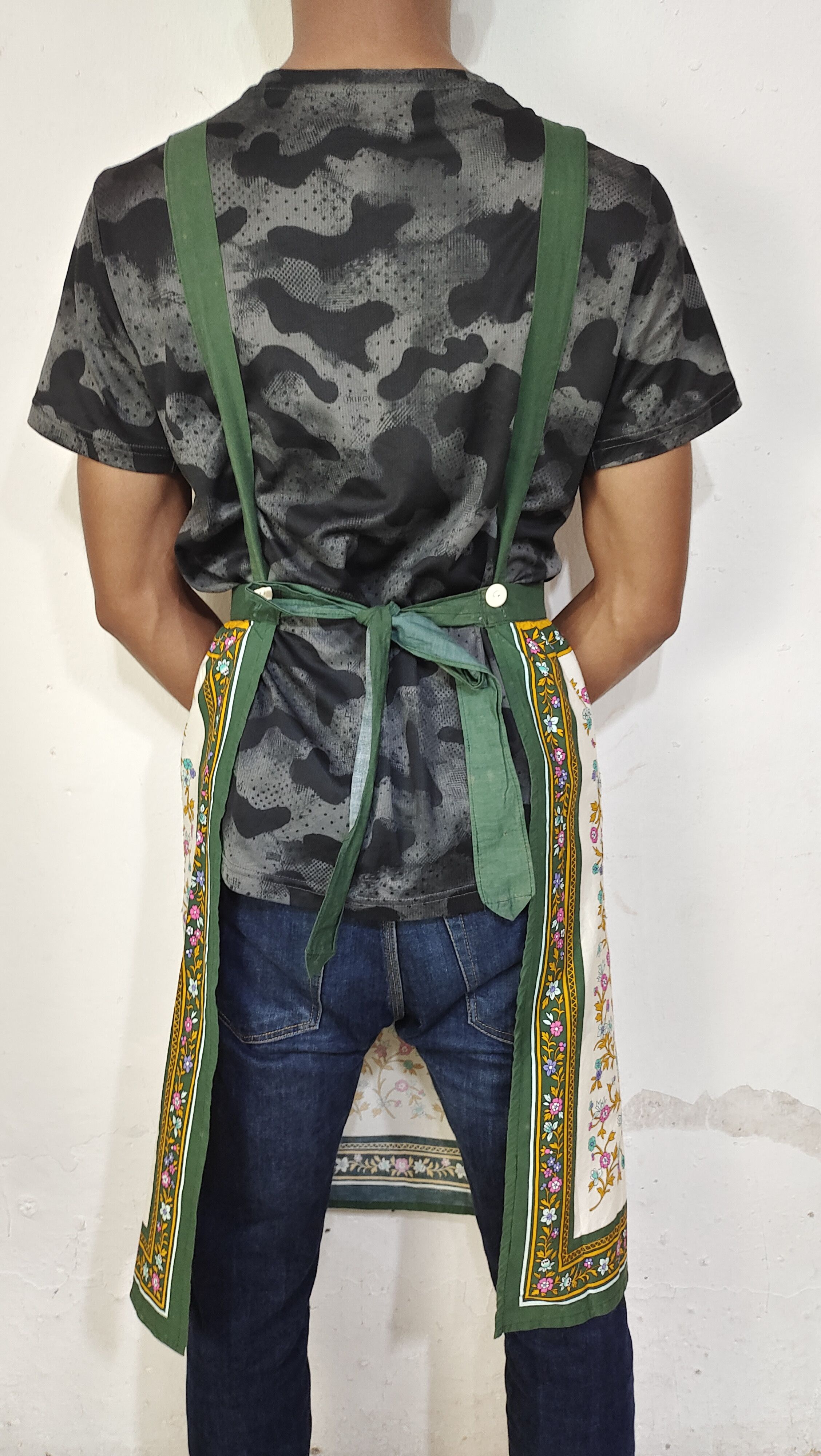 Emanuel Ungaro × Vintage EMANUEL UNGARO PARATIELE PARIS APRON Size ONE SIZE - 4 Thumbnail
