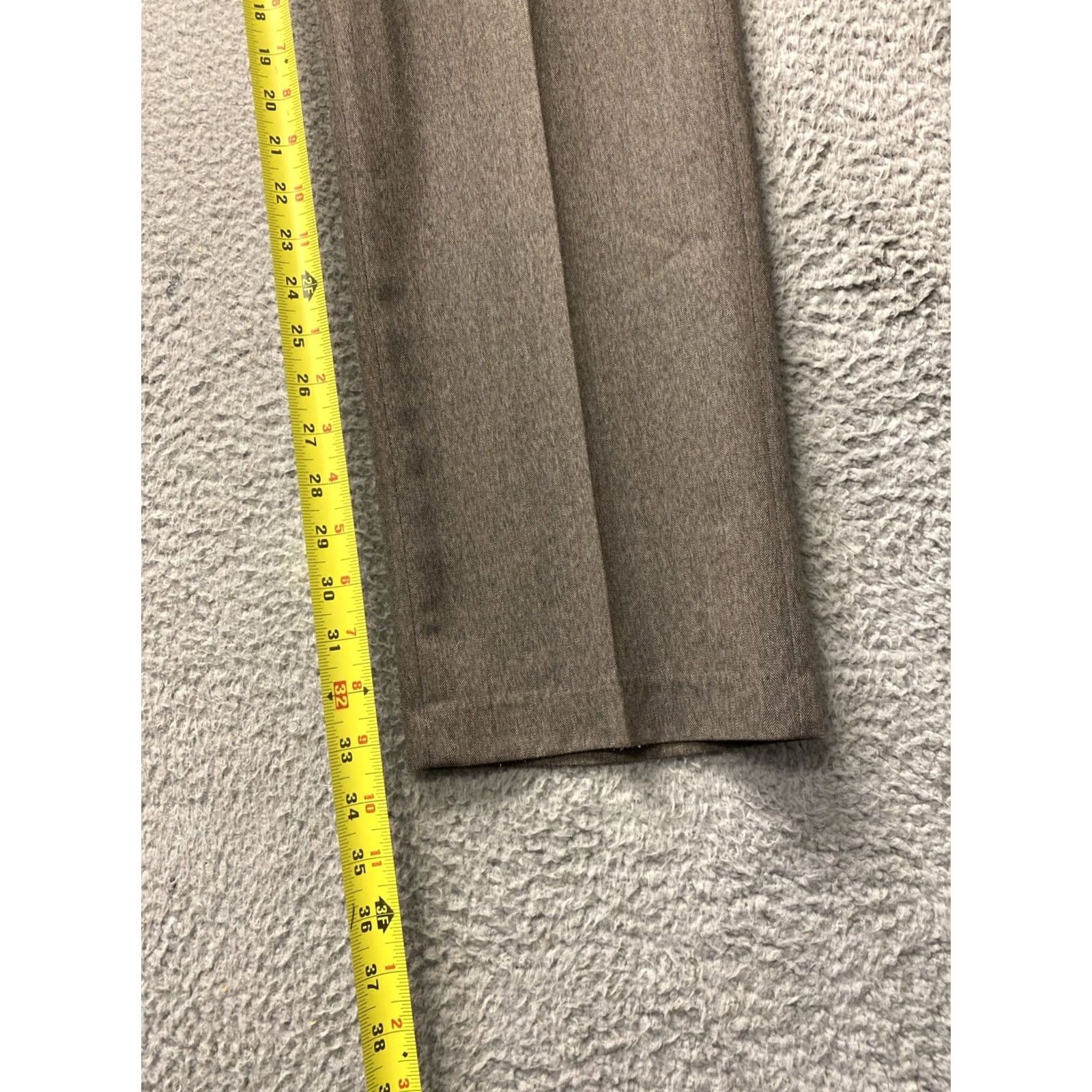 Banana Republic BANANA REPUBLIC Dress Pants Mens 35x34 Bronze Twill Wool Office Career /0855 Size US 35 - 4 Thumbnail
