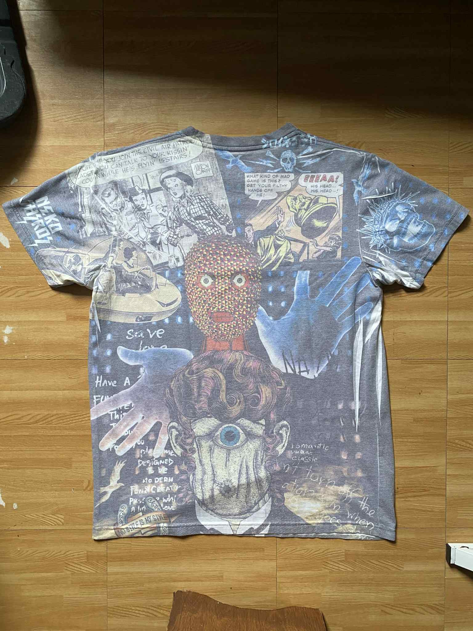 Japanese Brand Vintage The Minute Mirth All Over Print Size US L / EU 52-54 / 3 - 5 Thumbnail