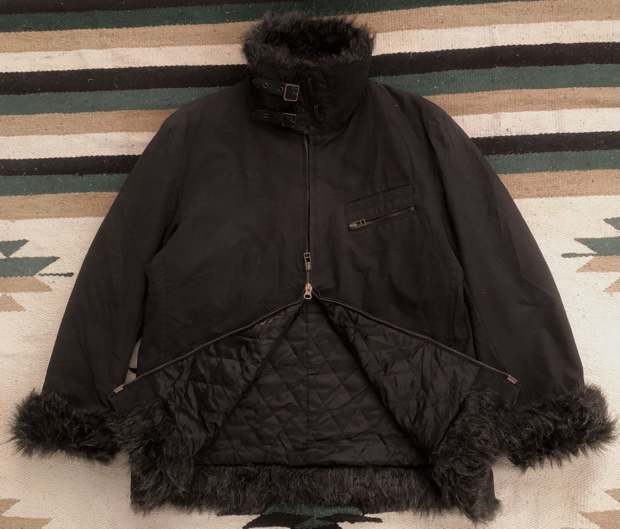 If Six Was Nine Boycott Tornado mart Style riders fur jacket Size US L / EU 52-54 / 3 - 2 Thumbnail