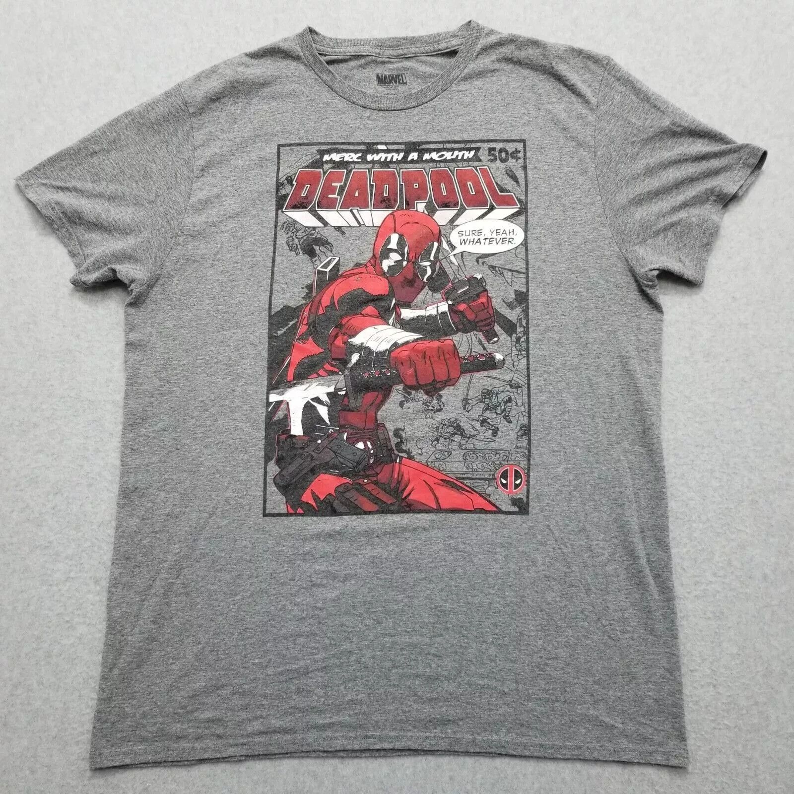 Marvel Comics Marvel Deadpool Shirt Mens Large Short Sleeve Comic Book Size US L / EU 52-54 / 3 - 1 Thumbnail