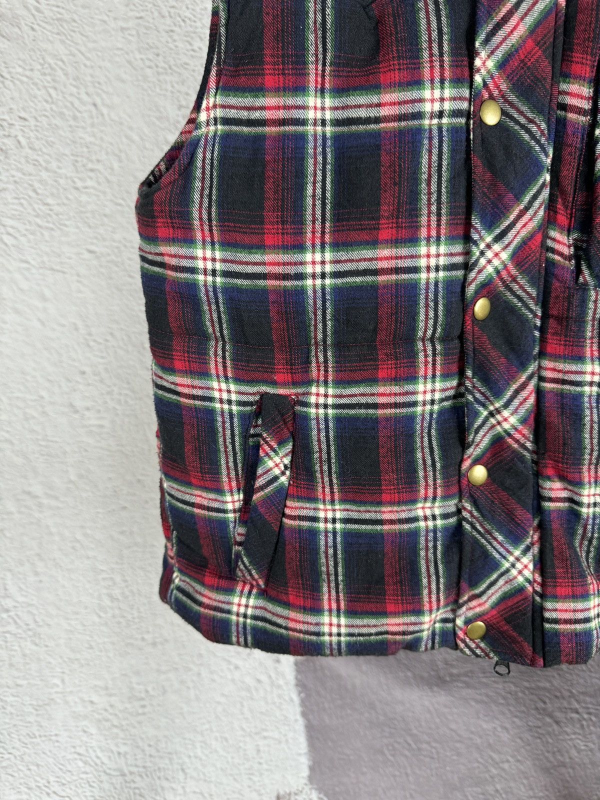 Flannel Candy Fantasy Japanese style checkered flannel vest gilet Size US L / EU 52-54 / 3 - 4 Thumbnail