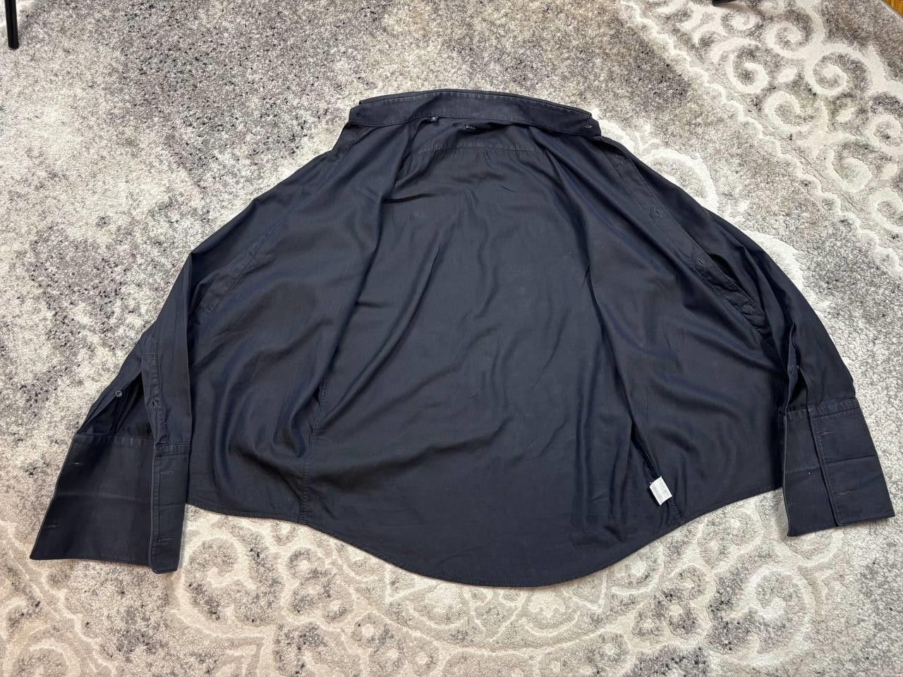 Gucci Gucci Black Cotton Shirt Size 41/16 Italy Long Cuffs Size US L / EU 52-54 / 3 - 5 Thumbnail
