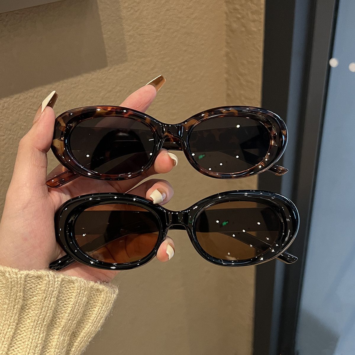 VIBE New Trend Street ins style custom avant-garde sunglasses Size ONE SIZE - 3 Thumbnail