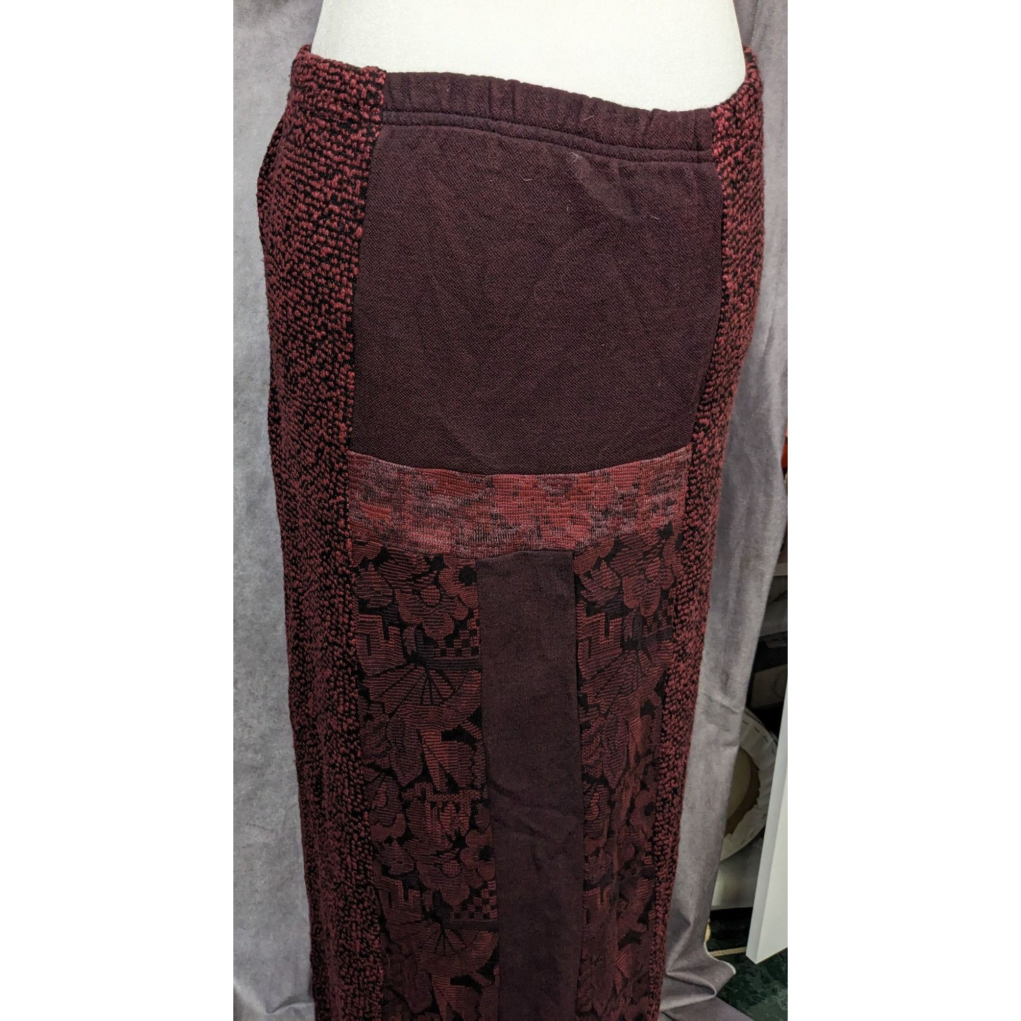 Other Vintage 80s Gothic Maxi Skirt by Outback Adventurous Clothin Size 26" / US 2 / IT 38 - 7 Thumbnail