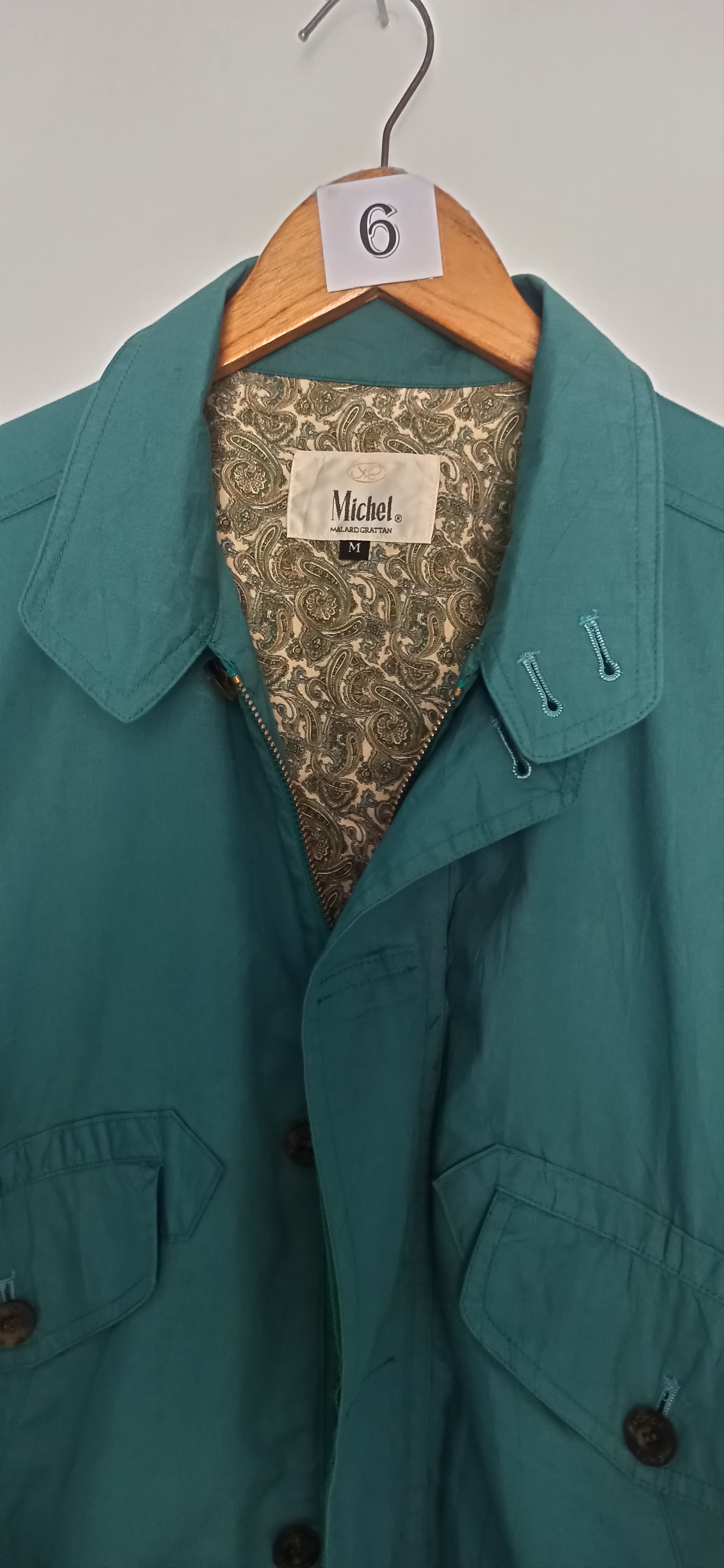 Japanese Brand × Vintage 🇯🇵VINTAGE MICHEL MALARDGRATTAN BOMBER JACKET MADE IN JAPAN Size US M / EU 48-50 / 2 - 3 Thumbnail