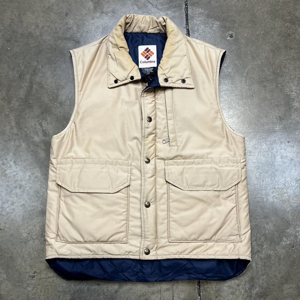 Columbia Vintage 90s Columbia Sportswear Puffer Vest Gorpcore Outdoor ...