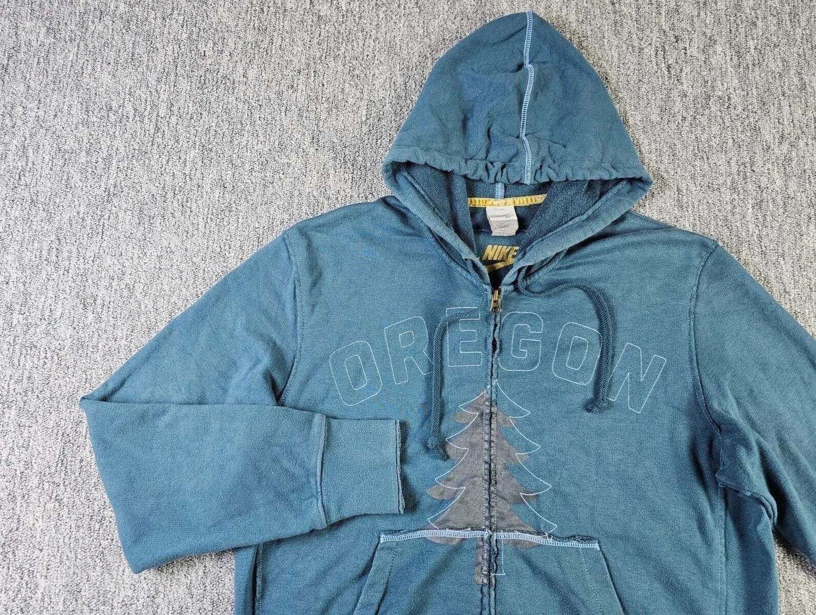 Nike Nike Oregon Full Zip Hoodie Embroidered Tree Graphic Y2K L Size US L / EU 52-54 / 3 - 2 Thumbnail