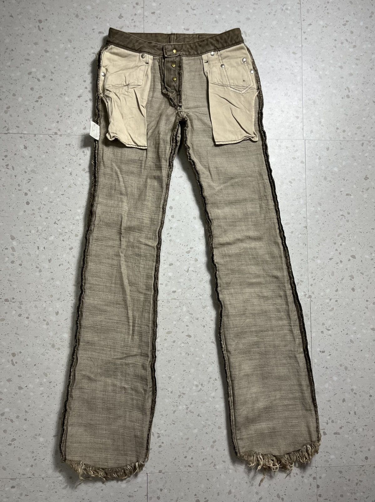 Le Grande Bleu (L.G.B.) Vintage han ahn soon flare jean distressed Size US 26 / EU 42 - 7 Thumbnail