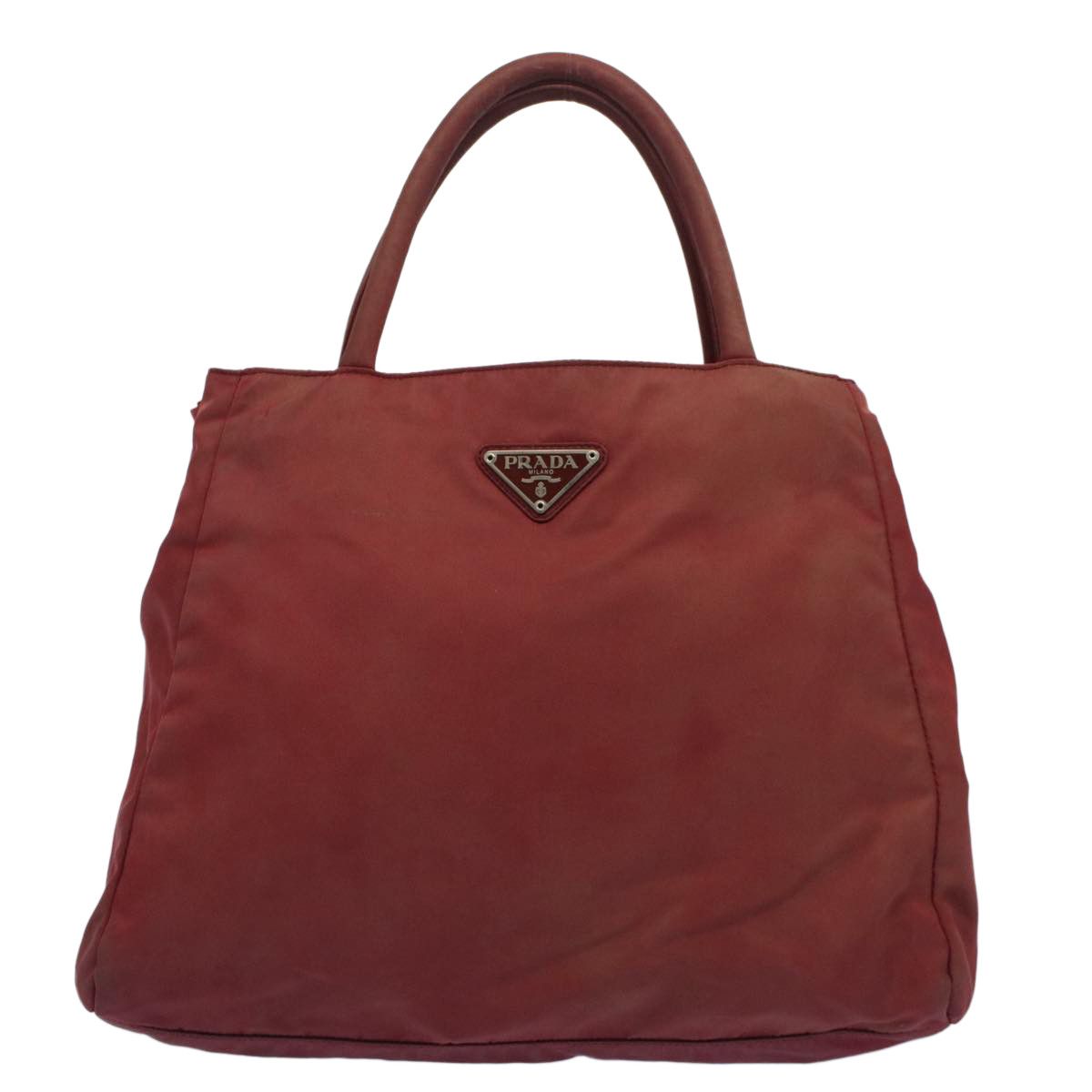 image of Prada Tessuto Handbag in Red, Women's