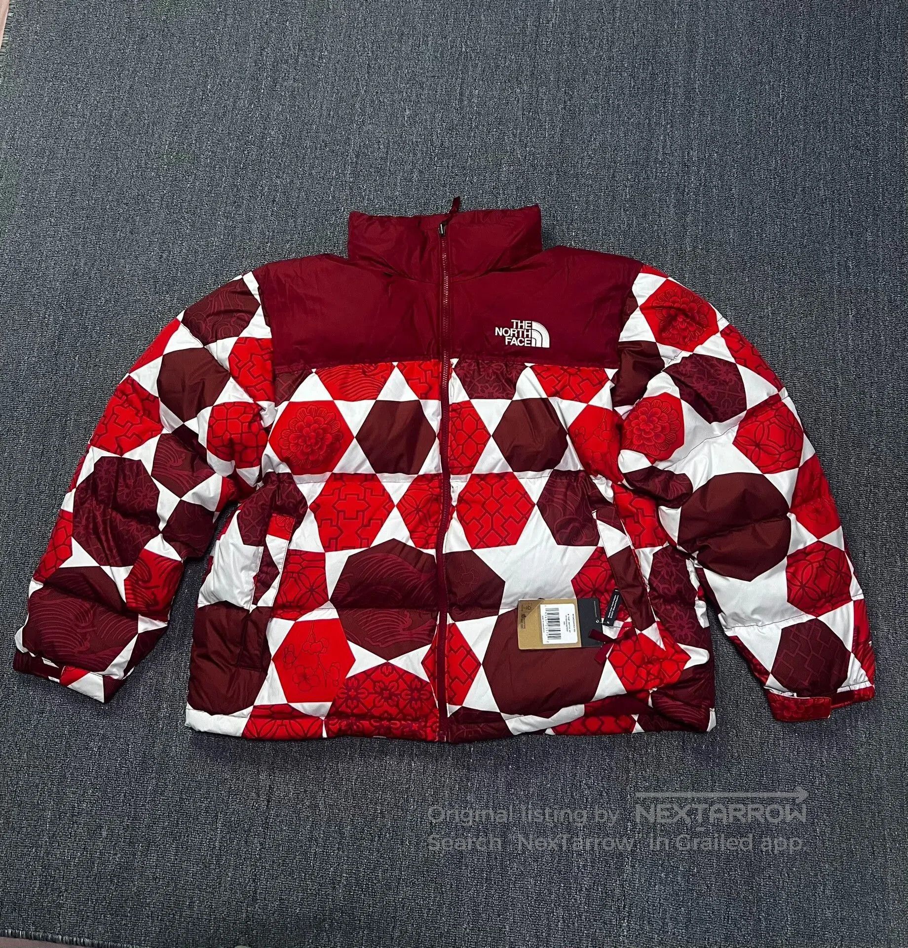 The North Face The North Face 1996 Red White Down Jacket. Size US XXL / EU 58 / 5 - 1 Thumbnail