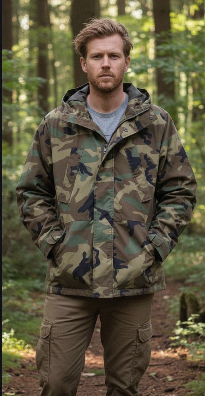 Tru-Spec True Spec H2O Parka ECWCS Woodland Camo Medium Regular Size US M / EU 48-50 / 2 - 1 Thumbnail
