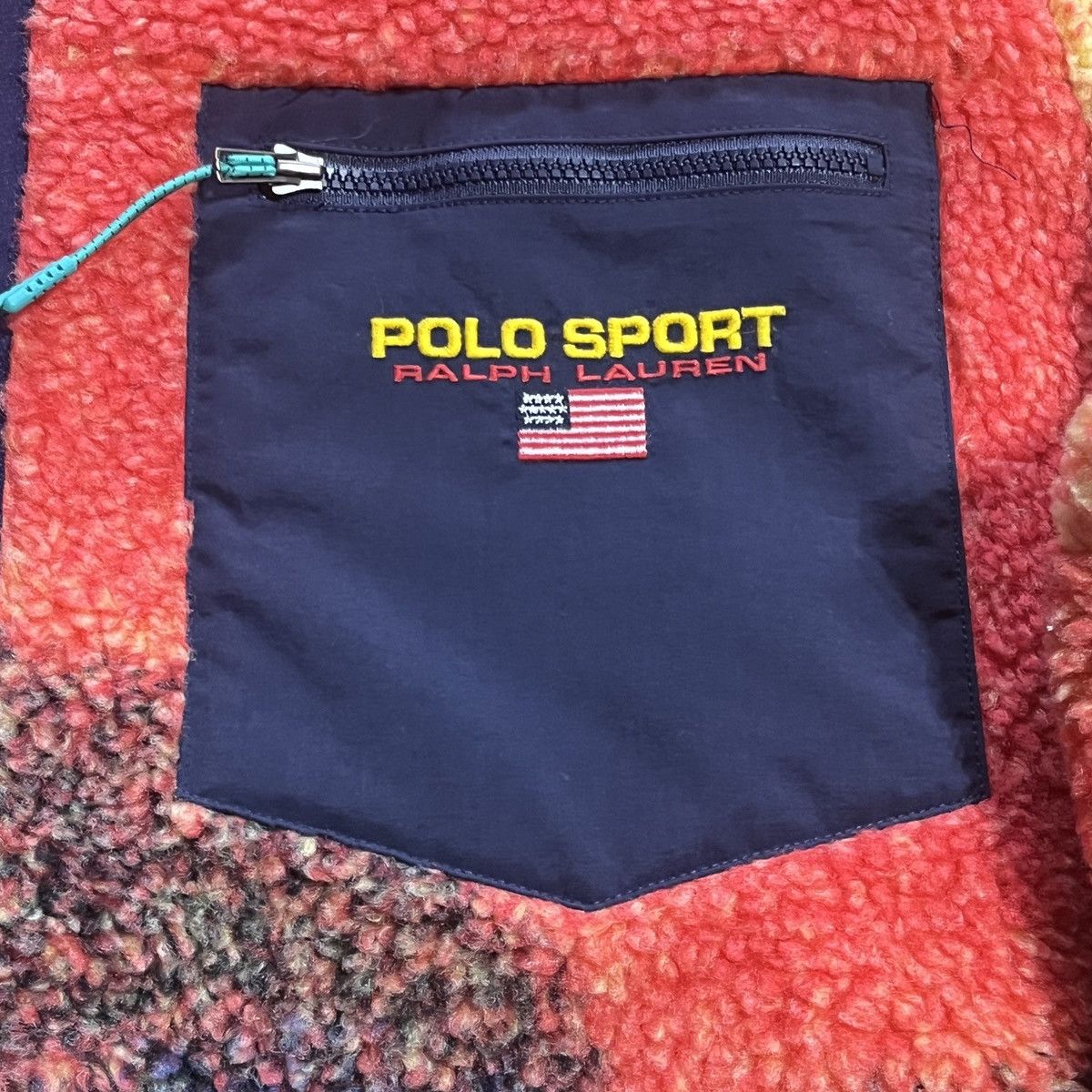 Polo Ralph Lauren Polo Sport Ralph Lauren Ombré Tie Dye Zip Fleece Size US XL / EU 56 / 4 - 3 Thumbnail