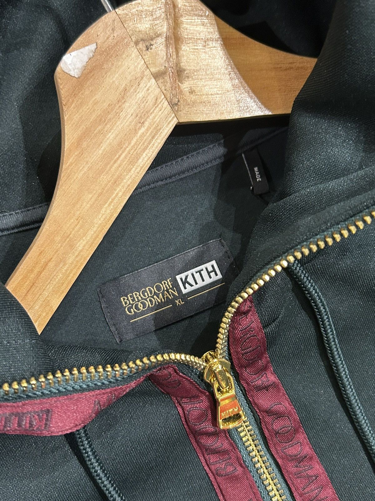 Kith Kith X Bergdorf Goodman Full Zip Hoodie Size US XL / EU 56 / 4 - 3 Thumbnail