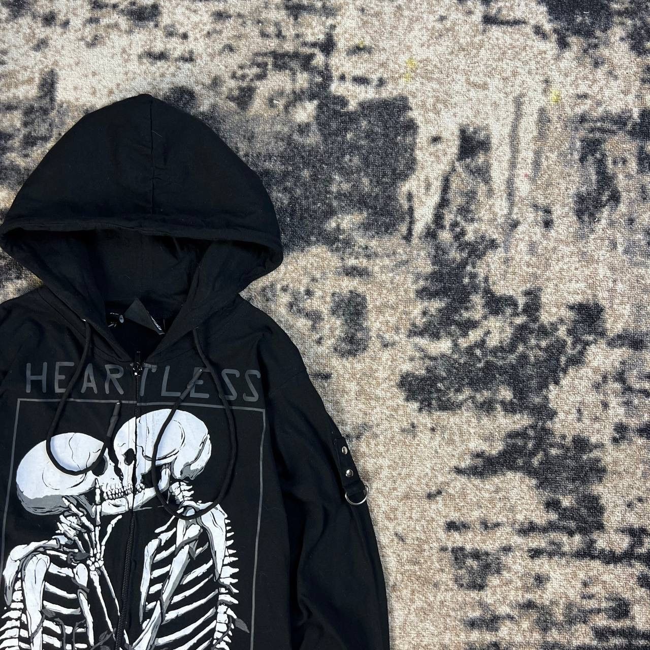 Japanese Brand Skeleton Vamp Heartless Vintage Avant Garde Hoodie Size XL / US 12-14 / IT 48-50 - 2 Thumbnail