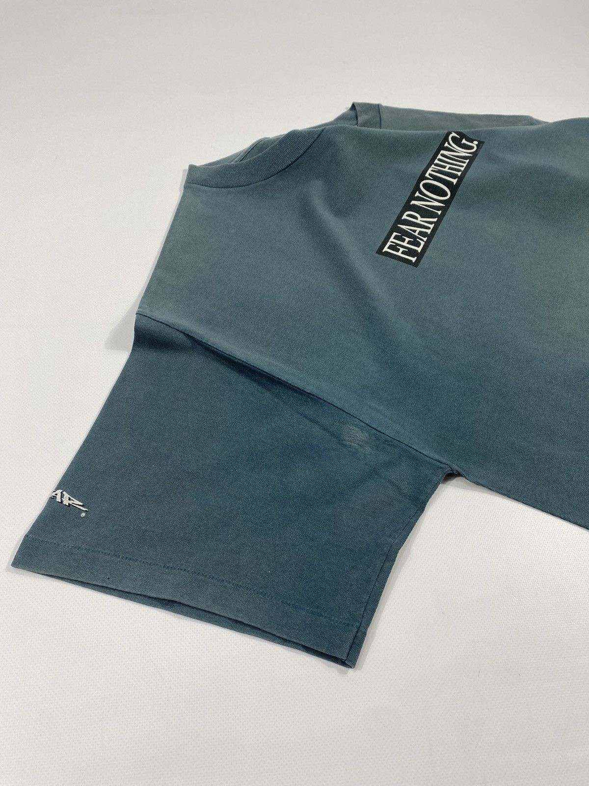 No Fear LASTDROP🔥1990 No Fear Nothing Sunfaded Single Stitch T-shirt Size US XL / EU 56 / 4 - 7 Thumbnail
